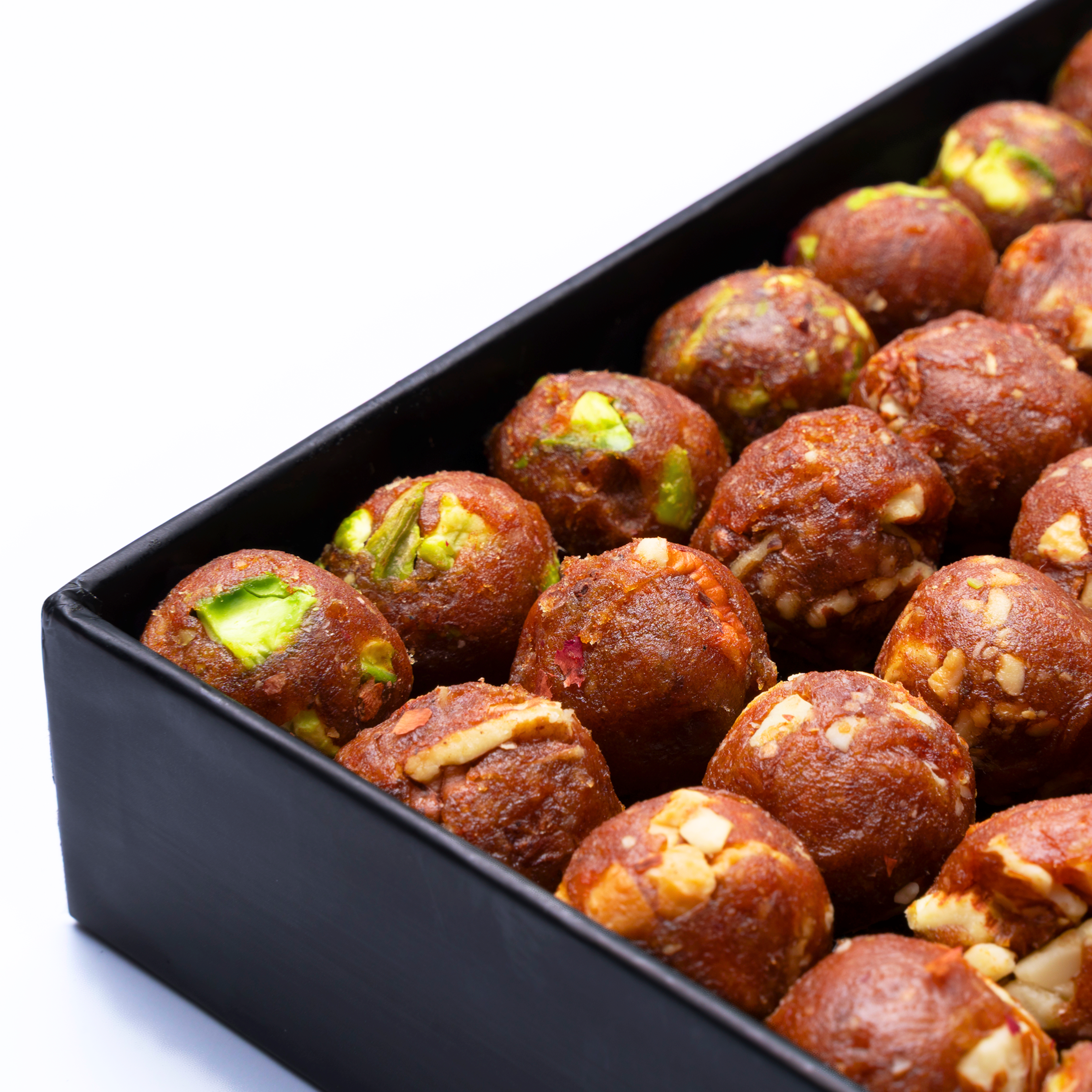 Organic Chocolate Date Bark & Date–Nut Balls Gift Box