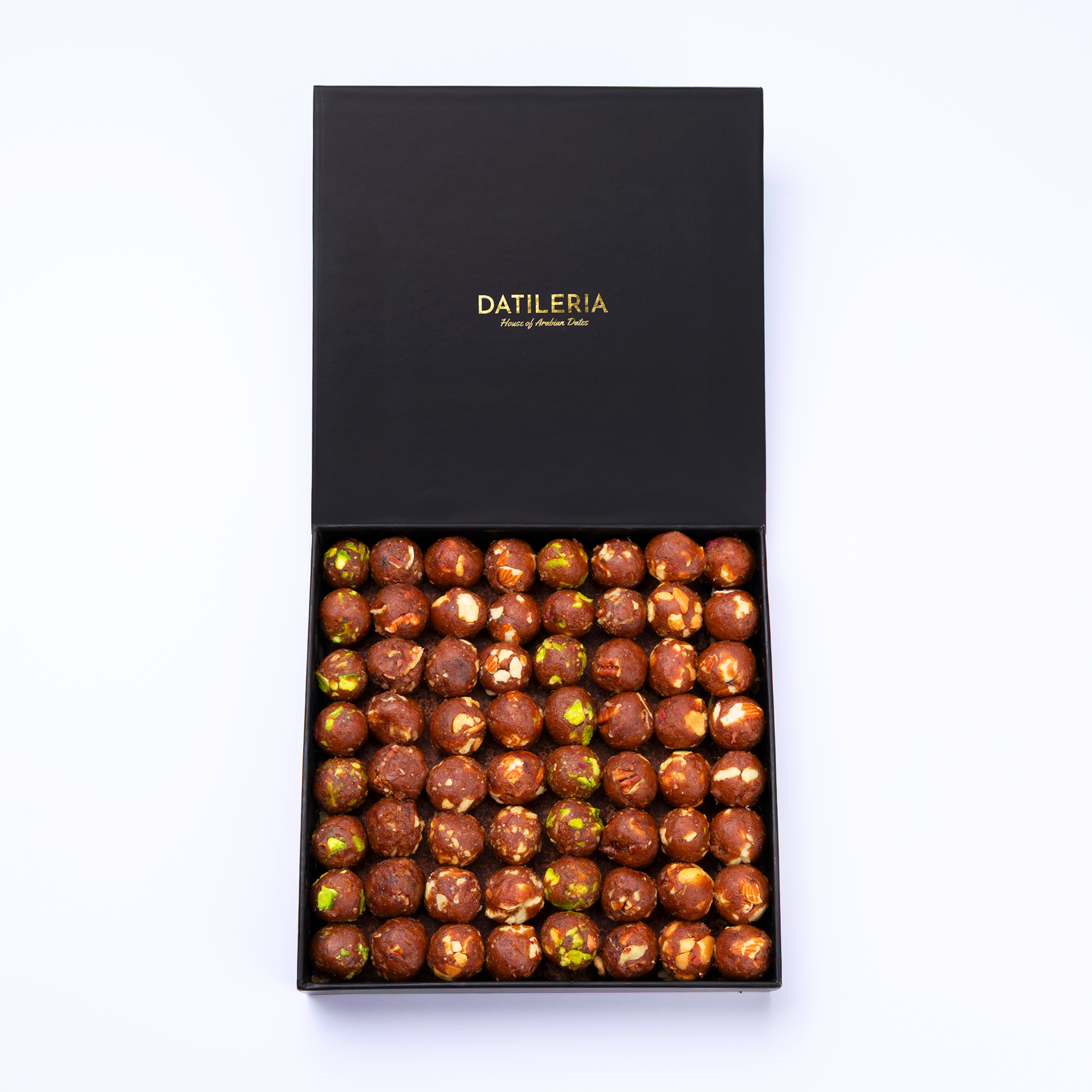 Organic Chocolate Date Bark & Date–Nut Balls Gift Box