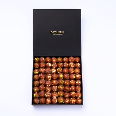 Organic Chocolate Date Bark & Date–Nut Balls Gift Box