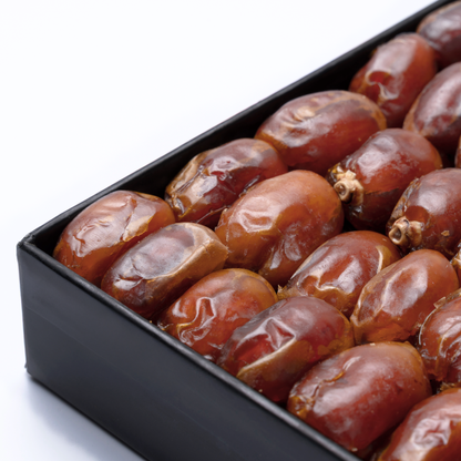 Kholas Dates on Organic Chocolate Date Bark Gift Box